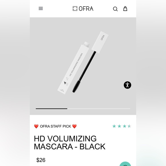 OFRA COSMETICS HD VOLUMIZING MASCARA in BLACK - BRAND NEW in the box! - Picture 2 of 11